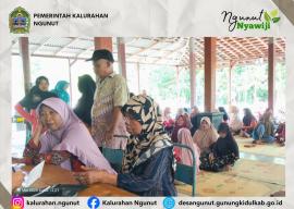Tingkatkan Kualitas Hidup Lansia, Posyandu Ngunut Lor Gelar Cek Kesehatan Lengkap